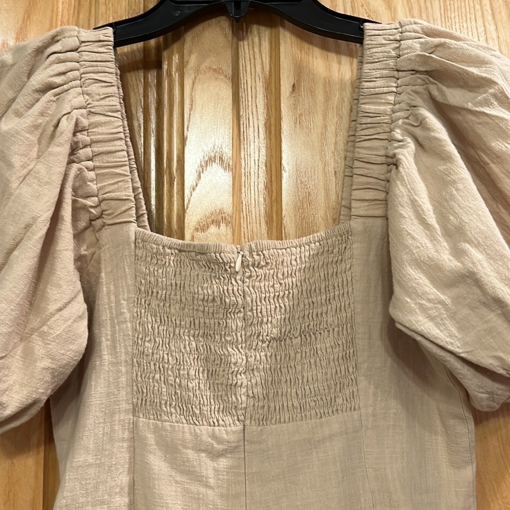 SNDYS Tuscany Linen Dress in Oat - Picture 10 of 10